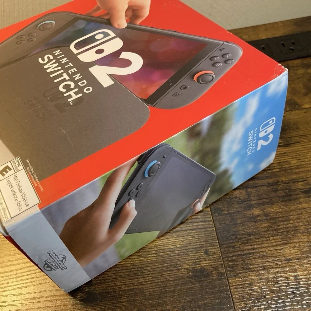 Nintendo Switch 2 Mario Kart Bundle EMPTY BOX ONLY + Guidelines & Holiday Guide